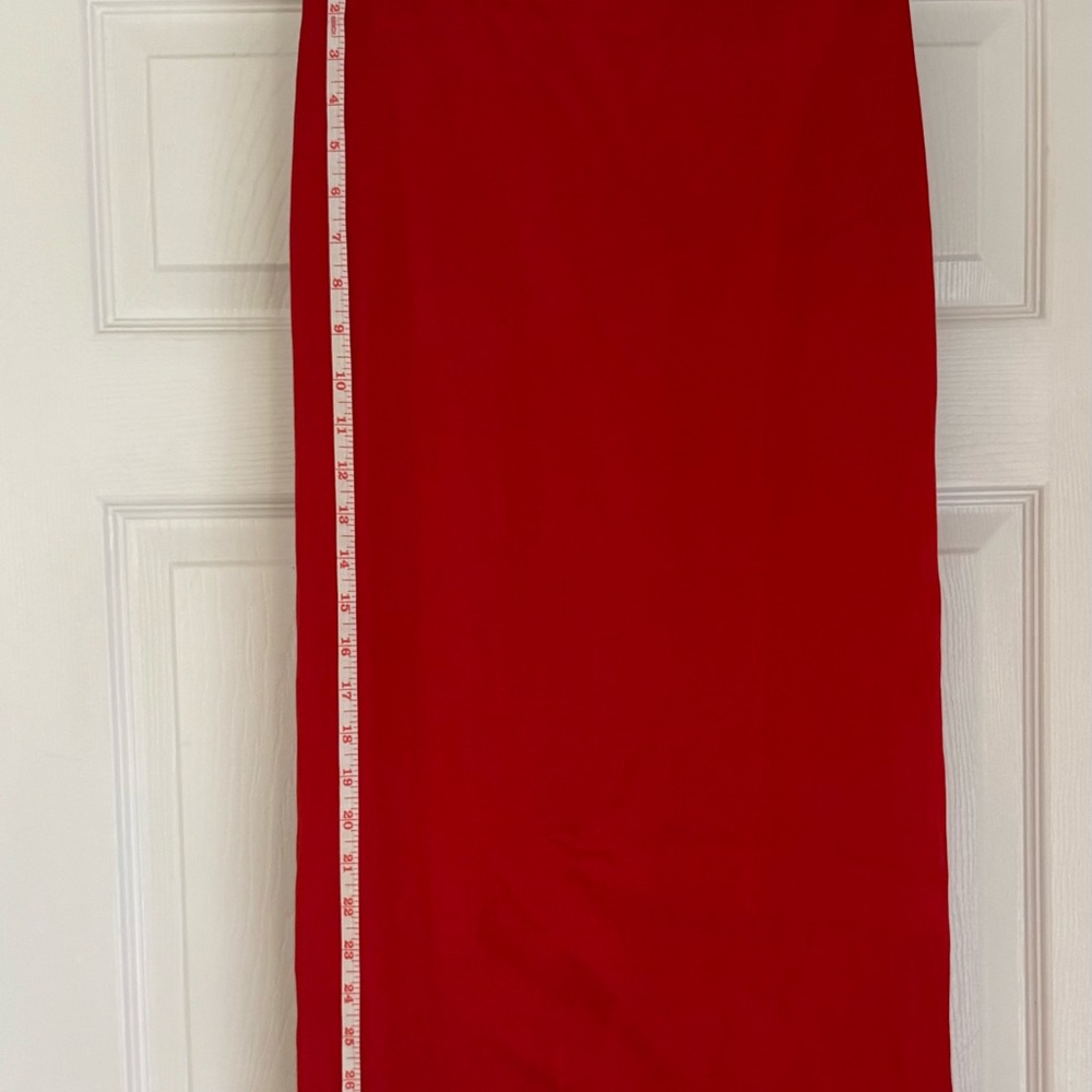 Zara Vibrant Red Pencil Skirt